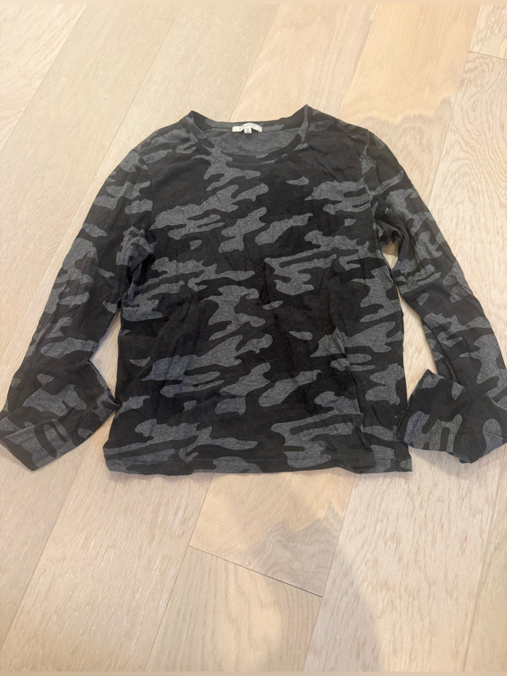 Z-Supply Black & Gray Camo Long-Sleeve Top